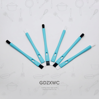 Nouvelle brosse de nettoyage esthétique 9 couleurs 2026 à double extrémité, vert aqua, 2-en-1, universelle, petit gadget de nettoyage pour cuisine et maison