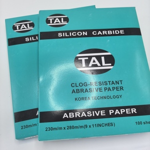 <span class=keywords><strong>Papier</strong></span> abrasif professionnel en carbure <span class=keywords><strong>de</strong></span> silicium pour ponçage à sec, carré <span class=keywords><strong>de</strong></span> 3 mm, 9x11 pouces, grain 120-3000, OEM pour finition bois <span class=keywords><strong>de</strong></span> meubles haut <span class=keywords><strong>de</strong></span> gamme - Product Image 3