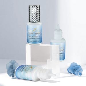Pinky Leem Wholesale Waterproof Fast Dry Speed 1s Lash Extension Glue Ready to <b>Ship</b> Eyelash Glue Blue Adhesivo - Product Image 1