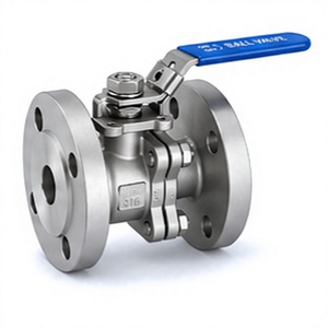 Válvula de Bola con Brida de 3 Piezas de 3/4 de Pulgada |   Acero Inoxidable |   Puerto completo |   Montaje ISO (OEM/ODM) - Product Image 1