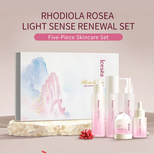 Marca Privada OEM/ODM, Venta al por Mayor, Logotipo Personalizado, ICESEA RHODIOLA ROSEA LIGHT SENSE RENEWAL SET, Set de Cinco Piezas para el Cuidado de la Piel - Product Image 5