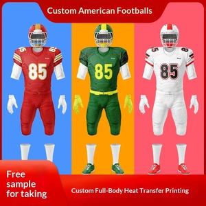 Maillot de football américain/<span class=keywords><strong>rugby</strong></span> personnalisé pour garçons, broderie 3D, séchage rapide, polyester, pour compétition et entraînement, tenue de sport d'équipe - Product Image 2