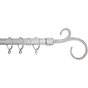 'ONDA' 120/210 cm DESLIZANTE CORTINA DESGUACE-Negro/Plata - Product Image 2