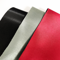 Matière première pour tige de chaussures : cuir synthétique PU, tissu satiné polyester, rouleau de tissu pour chaussures