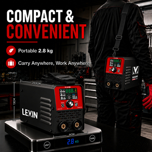 LEVIN LITEARC 160 Poste à souder portable léger 160A 220V IGBT Synergique 2 en 1 MMA pour travaux de bricolage domestiques - Product Image 6