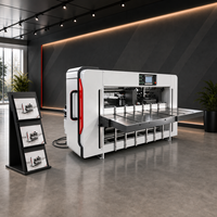 Machine à coudre semi-automatique pour cartons ondulés à économie d'énergie 3000, réalise un alignement précis et automatique des rabats de carton.