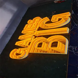 中国制造的3d无限镜子亚克力字母用于3d字母广告板