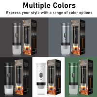 Machine à expresso portable multifonction 3-en-1 pour café chaud ou froid, automatique, pour la maison, les voyages, l'hôtel, la voiture