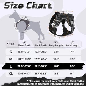 Durable Solid Nylon Personalized <b>Dog</b> Harness with LED <b>Light</b> & GPS Tracker Holder for Night Safety - Product Image 4