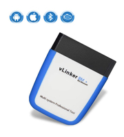 Vgate vLinker BM + BT4.0 double mode sans fil ELM327 V2.2 OBD2 lecteur de Code d'erreur outil de Scanner de Diagnostic de voiture pour Android iOS