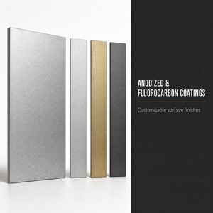 Panneaux de mur rideau en aluminium modernes pour la décoration intérieure des centres commerciaux, anti-corrosion - Product Image 6