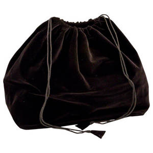 Sac à cordon en tissu velours extra large de haute qualité personnalisé pour vêtements, chaussures, articles de première nécessité - Product Image 1