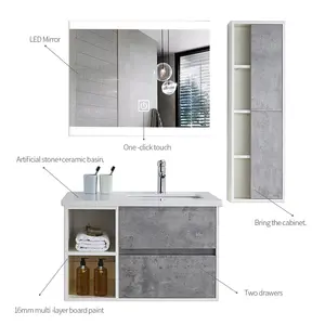 SONSILL China supplier Commercial Cheap European Modern bathroom vanities for small bathrooms