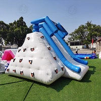 Jeu aquatique gonflable Iceberg océan flottant escalade, toboggan gonflable pour enfants et adultes