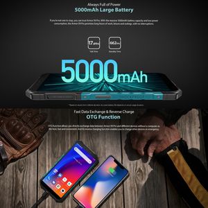 Ulefone-Teléfono inteligente Armor X9 <span class=keywords><strong>Pro</strong></span>, pantalla de 5,5 pulgadas, 4 + 64GB, Android <span class=keywords><strong>11</strong></span>, desbloqueo facial, carga inversa, 4G - Product Image 3