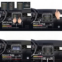 Autoradio Android 8 pouces avec écran tactile capacitif, CarPlay, Android Auto, WiFi/GPS intégrés, radio FM, pour tableau de bord VW Touareg 2011-2017
