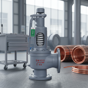 Vanne de sécurité sanitaire en acier inoxydable de qualité alimentaire pour usine, à levage complet, pour chaudière à vapeur - Product Image 5