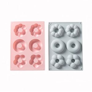 Molde de Silicona Personalizado al por Mayor para Hornear, con 6 Cavidades para Donuts de Diferentes Formas, para Pasteles, Jabones Aromáticos - Product Image 2