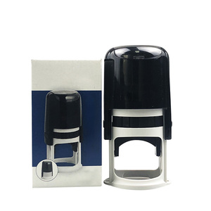 Haute qualité personnalisé bureau <span class=keywords><strong>lettre</strong></span> joint caoutchouc auto-encreur timbres automatique rond auto-encreur timbres - Product Image 1
