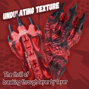 LK-7326 Dragon's Fierce Claw Masturbateur Masculin Grande Capacité Vagin Artificiel Design Fesses de Monstre Fantaisie Jouet Sexuel pour Hommes - Product Image 4