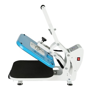 Nueva Prensa Térmica Plana de Alta Presión con Apertura Automática, Magnética, de Empuje y Tracción, USB, Color Azul, Tamaño de Impresión 38x38cm, para Camisetas - Product Image 3