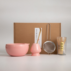 Kit de fouet Matcha personnalisé Ensemble de Matcha Bol en bambou Ensemble de Matcha <span class=keywords><strong>Pinck</strong></span> - Product Image 3