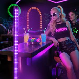 Lampe LED <span class=keywords><strong>UV</strong></span> Néon à lumière noire 365nm et 395nm sur pied avec interrupteur au sol pour peintures à lumière noire - Product Image 1