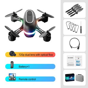 Freeship Máy Bay Không Người Lái Mini Cầu Vồng LS Đèn LED Máy Bay Không Người Lái Fpv <span class=keywords><strong>Wifi</strong></span> Máy Ảnh Kép <span class=keywords><strong>WIFI</strong></span> FPV Hight Giữ Một Phím Trả Về Đồ Chơi Máy Bay Không Người Lái <span class=keywords><strong>RC</strong></span> - Product Image 6