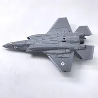Modelo de Avión de Combate F-35B Lightning II RAF a Escala 1:72, Modelo de Avión Metálico de Vuelo, Coleccionable