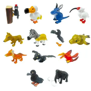 OEM 액션 피규어 하드 비닐 PVC 장난감 비 phthalate 멸종 6.5*5.5*6cm 제조 업체 동물 BPA 무료 아이 어린이 동물 장난감