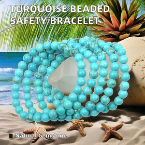 Phụ Nữ Của Bohemian Phong Cách 8Mm Màu Ngọc Lam Đính Cườm Vòng Đeo Tay Cổ Điển Thời Trang Phong Cách Đá Tự Nhiên An Toàn Ý Nghĩa Bangles Quà Tặng Đồ Trang Sức - Product Image 2