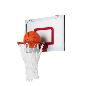 Aro de basquete montado na parede da porta portátil tabela de basquete para crianças