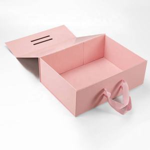 Özel siyah sert karton kutu katlanır manyetik hediye kutusu ambalaj için giysi - Product Image 4