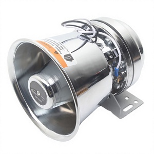 แตรรถยนต์สแตนเลส 12V 3 โอห์ม แตรเตือนภัยอเนกประสงค์ ลำโพงรถยนต์ 200W 400W 600W ทวีตเตอร์ - Product Image 3