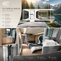 STAR CABIN X5 – Maison capsule spatiale portable avec garantie de 5 ans et plus, design modulaire moderne et finition en aluminium de qualité aérospatiale
