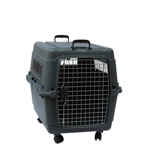 Plastik havayolu nakliye onaylı köpek taşıma kutusu Pet kafesleri çanta taşıyıcı ve seyahat kasalar kulübesi - Product Image 6