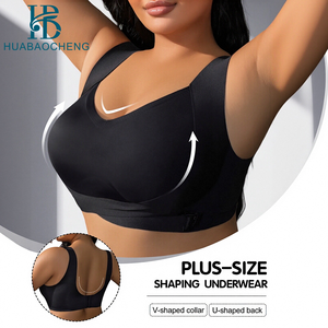 <span class=keywords><strong>Reggiseno</strong></span> Donna <span class=keywords><strong>Senza</strong></span> Ferretto con Chiusura Laterale, Traspirante, Push-Up, <span class=keywords><strong>Senza</strong></span> Cuciture, Taglie Forti, Sollevamento Completo del Seno, Anti-Cedimento, Correttore di Postura, Estivo - Product Image 1