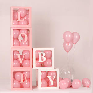 <span class=keywords><strong>Netflix</strong></span> amour surprise ballon boîte transparente boîte bébé fête d'anniversaire mariage créatif ballon décoration bébé - Product Image 4