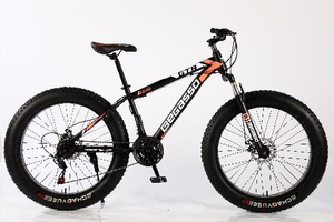 Vélo de course tout-terrain B2B uniquement, cadre en acier 26 pouces, pneus larges, 21 vitesses, suspension intégrale, pneus 4.0, freins à disque mécaniques, confort pour adultes - Product Image 3