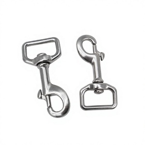 Stainless Steel 316 Marine #2 Eye Bolt Square Swivel Carabiner 3/4 Inch Belt 65mm Pet <b>Yacht</b> Boat Hardware Accessories - Product Image 2