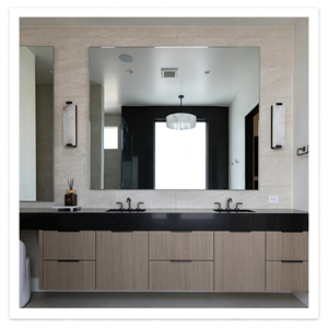 Meuble-lavabo sur mesure Vermonhouzz avec double vasque et grands tiroirs <span class=keywords><strong>de</strong></span> rangement pour <span class=keywords><strong>salle</strong></span> <span class=keywords><strong>de</strong></span> <span class=keywords><strong>bain</strong></span> d'hôtel et d'appartement <span class=keywords><strong>de</strong></span> luxe - Product Image 1