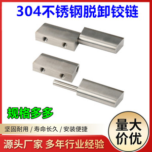 บานพับแบบถอดได้ CL204 สแตนเลส 180 องศา สำหรับตู้ไฟฟ้าอุตสาหกรรม งานหนัก ติดตั้งง่าย - Product Image 5