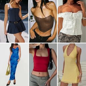 Nouvelle collection été 2026 : Robes élégantes, hauts sexy, jupes courtes et t-shirts pour femmes - Expédition aléatoire du stock - Product Image 2