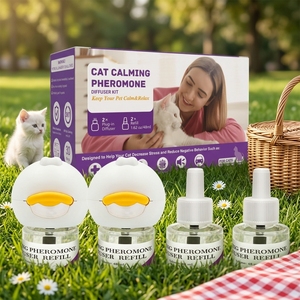 Dispositif apaisant pour chats OEM ODM personnalisé : Confort optimal pour réduire les bagarres, les griffures et les marquages urinaires – Ensemble diffuseur domestique - Product Image 1