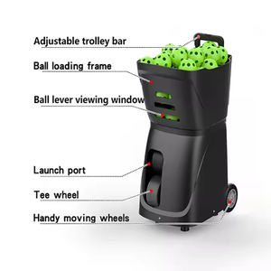 Máquina Lanzapelotas Newchance, Máquina Inteligente <span class=keywords><strong>de</strong></span> Lanzamiento Automático <span class=keywords><strong>de</strong></span> Pelotas <span class=keywords><strong>de</strong></span> Pádel, Modos <span class=keywords><strong>de</strong></span> Entrenamiento Duales y Disparo Rotacional para Pelotas <span class=keywords><strong>de</strong></span> Pickleball - Product Image 3