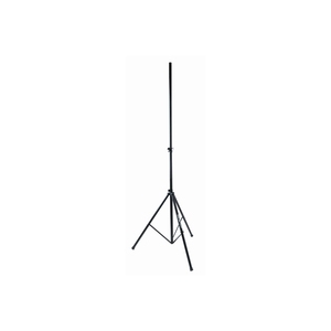 QUIK LOK - S/176 BK Soporte de altavoz e iluminación de color negro Soporte de altavoz ajustable con trípode de aluminio resistente - Product Image 1