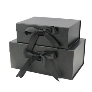 Luxury Folding Magnetic Box With Ribbon For Lingerie/Gloves/Scarves