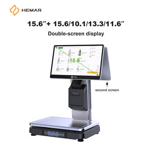 Bilancia POS OEM HEMAR EBL-B01 con Doppio Schermo Touch, Identificazione Automatica AI, Stampante Digitale Elettronica per Supermercati - Product Image 3
