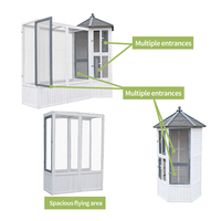 Vente en gros de cages à pigeons écologiques en bois, volière de reproduction pour oiseaux de grande taille avec un design moderne