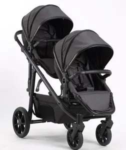 Легкая Складная двухместная коляска, детская дорожная тележка для второго ребенка, 2023, популярная дешевая цена